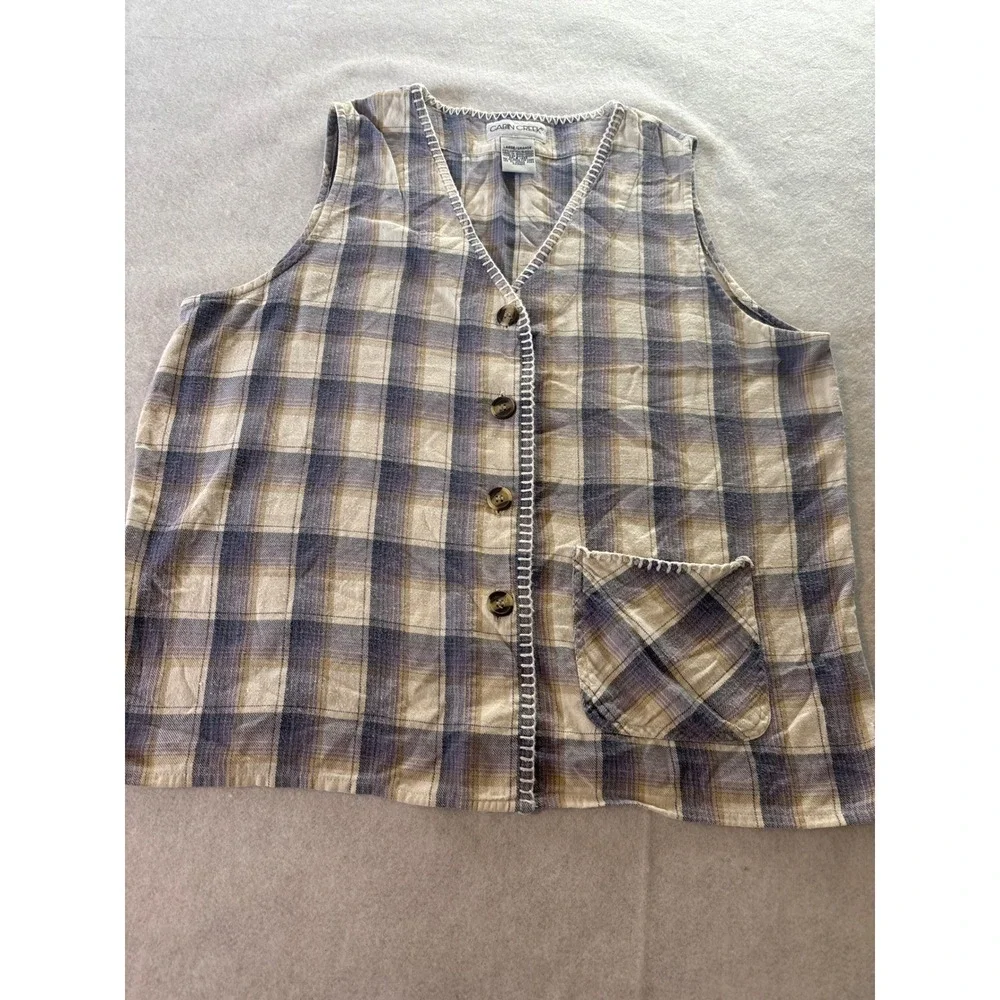 Cabin Creek cotton button